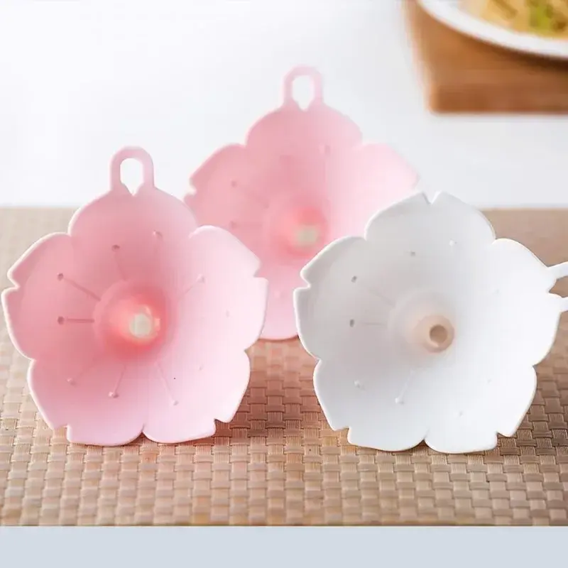 New 2Pcs/Set Flower Shape Liquid Funnels Cherry Blossom Style Funnels Home Olive Oil Condiments Liquid Powder Dispenser Kitchen