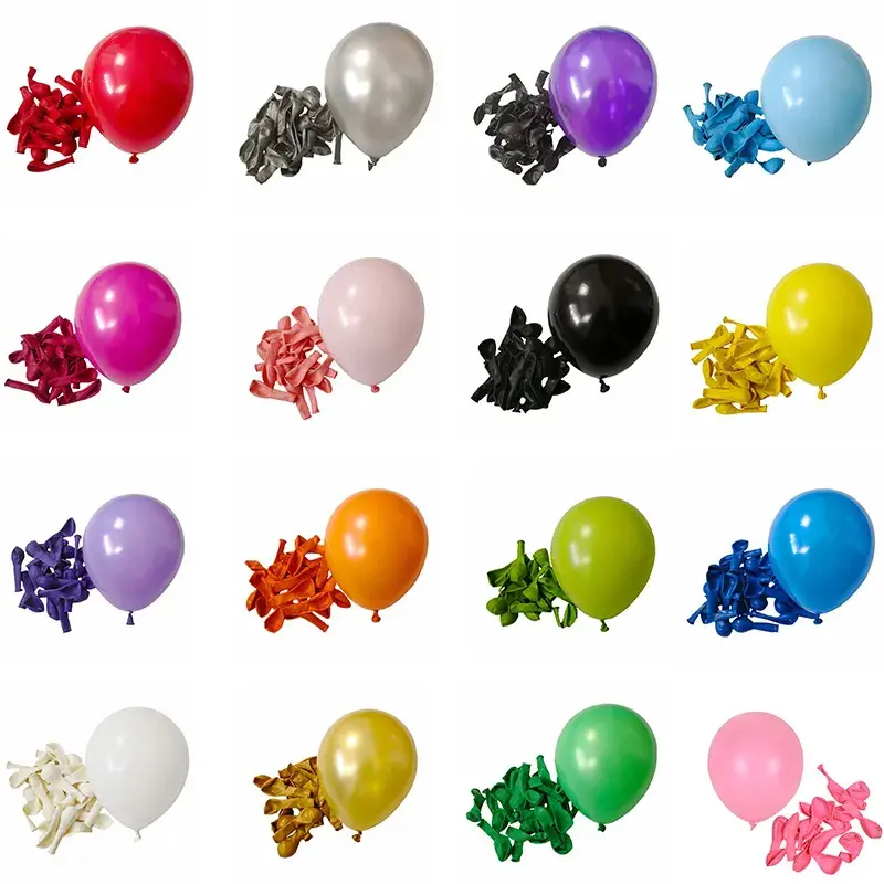 100pcs 5Inch Round Balloons Matte Macaron Latex Air Globos Pastel Ball Wedding Birthday Party Baby Shower Decorations Kids Toys
