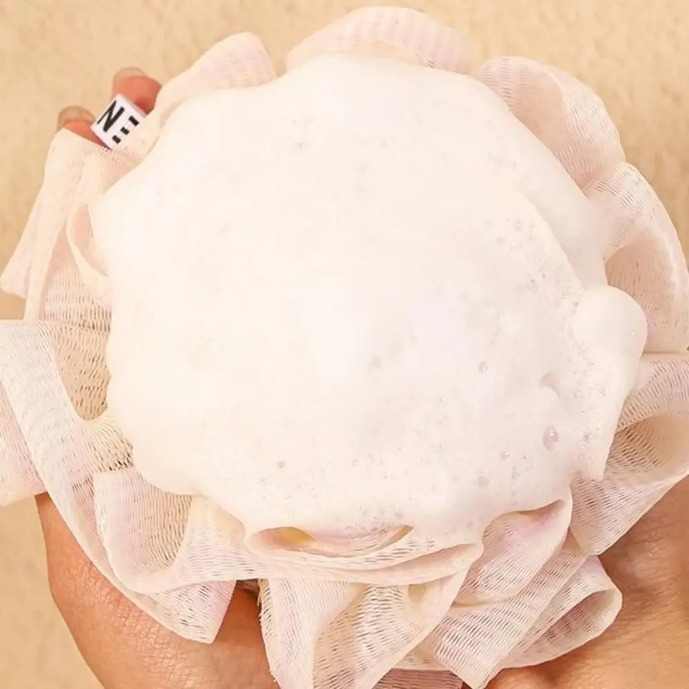 New 2-In-1 Bath Ball Towel Quick Dry Soft Face Cleaning Ball Hangable Skin-friendly Shower Cleaning Tool Bath Time