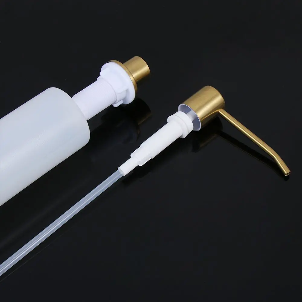 Pump Detergent Stainless Steel Bathroom Accessories Sink Soap Dispenser Lotion Storage Bottle Kitchen Supplies