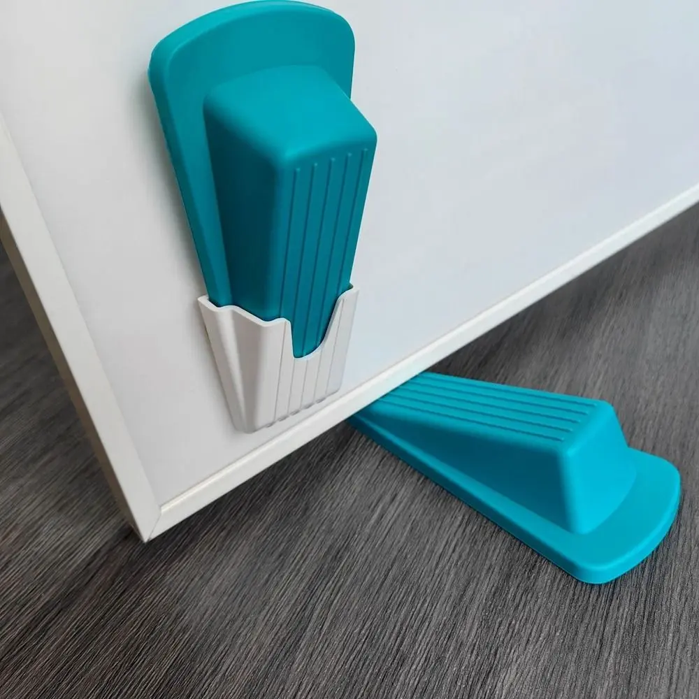 New Silicone Door Stopper Wall Protectors Anti Collision Floor Holder Strong Suction Self Adhesive Doorstop Bedroom