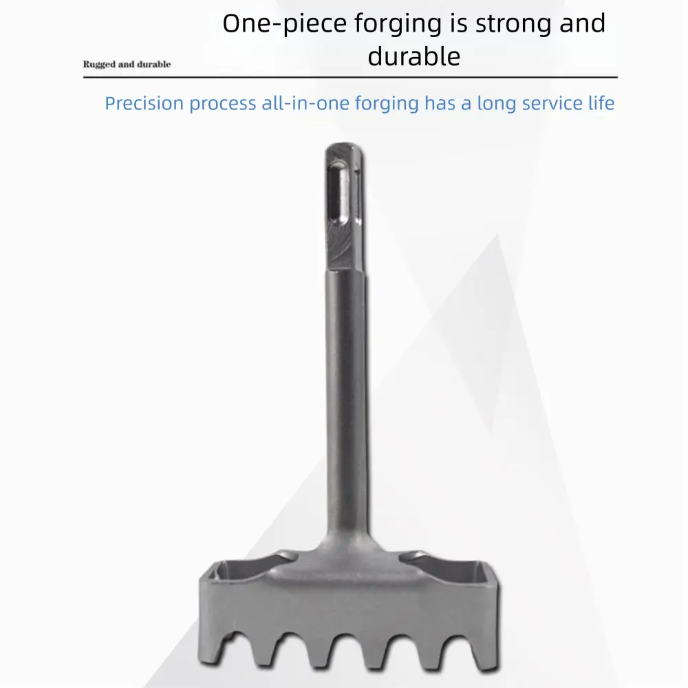 Portable Square Hole Punch Multi-function Rectangle Slot Tool Square Hole Punch Drill Trapezoidal Teeth Concrete Hole Bit