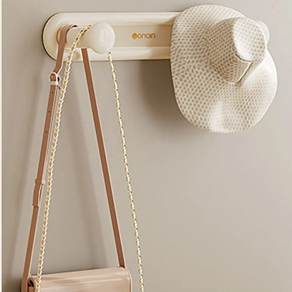 Telescopic Balcony Hanging Rack Wall Mounted Non-perforated Hanger Storage Rack Household Multifunctional Storage Organizer