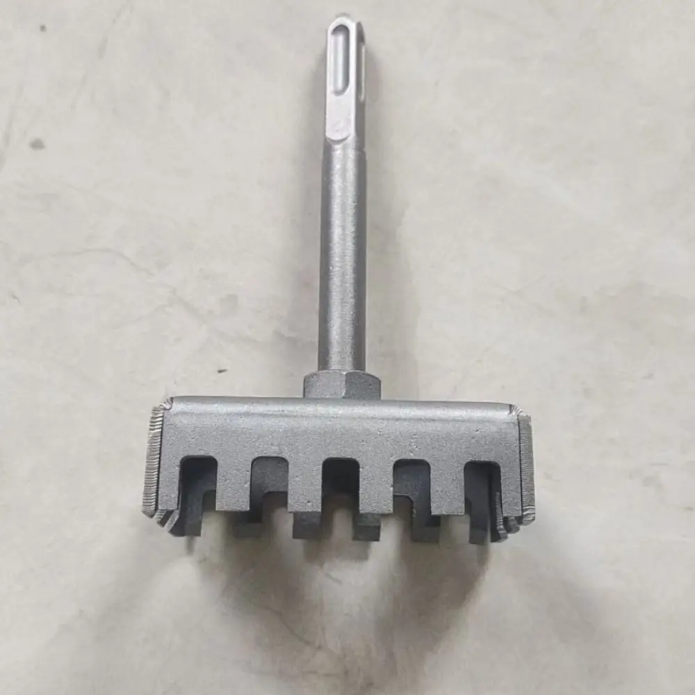 Portable Square Hole Punch Multi-function Rectangle Slot Tool Square Hole Punch Drill Square Hole Socket Sloter