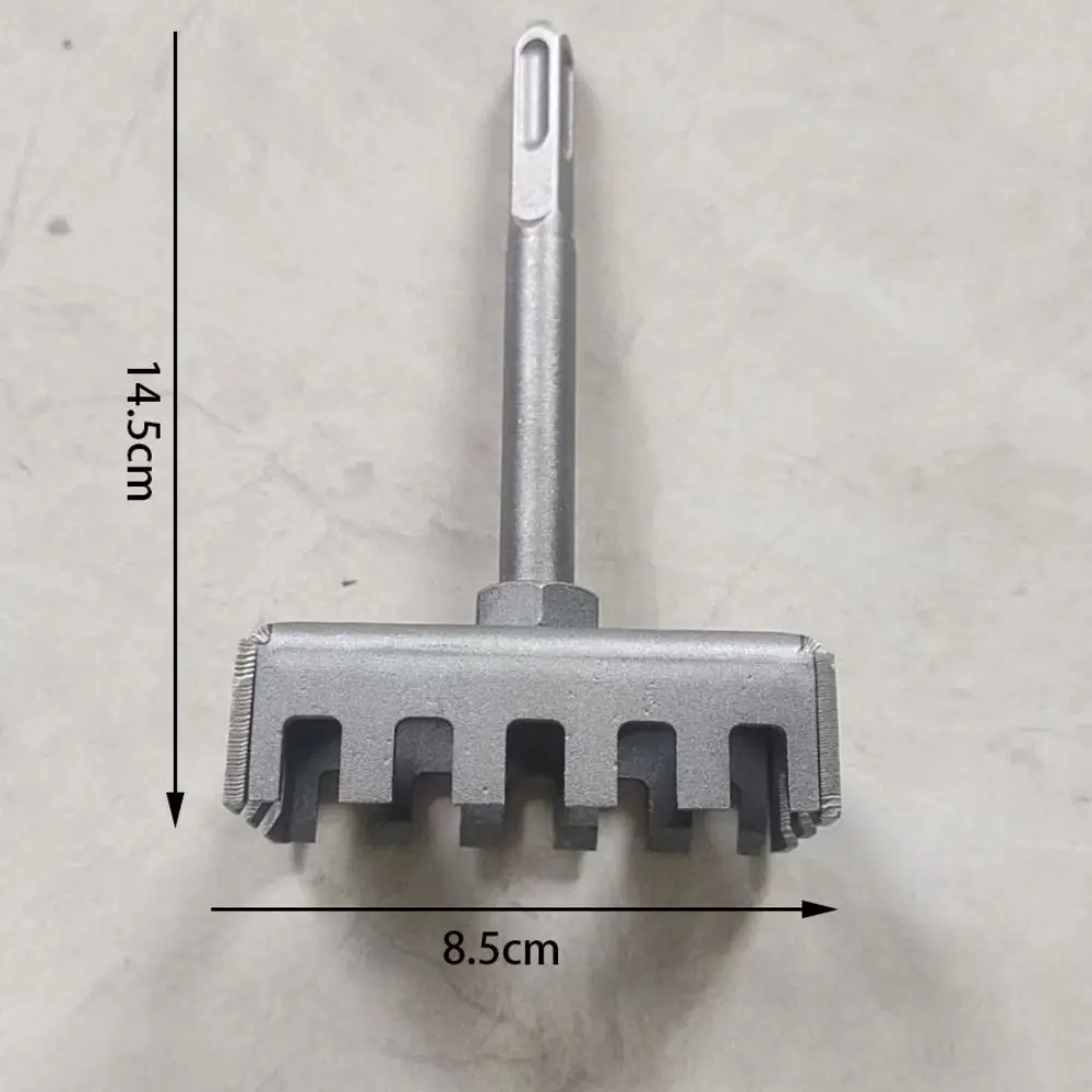 Portable Square Hole Punch Multi-function Rectangle Slot Tool Square Hole Punch Drill Square Hole Socket Sloter