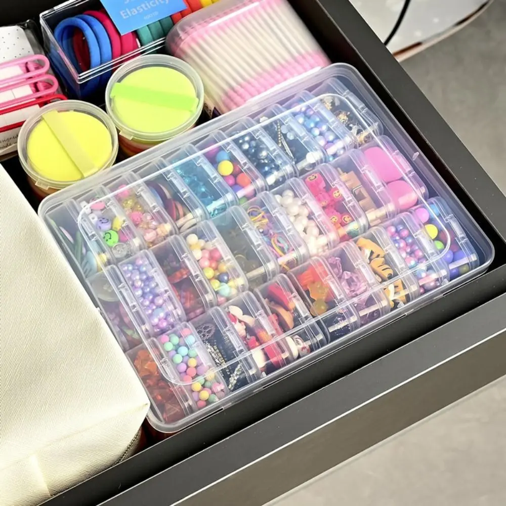 Large Capacity Clear Organizer Box Plastic Dustproof Point Diamond Storage Box With Small Storage Containers Multifunctional