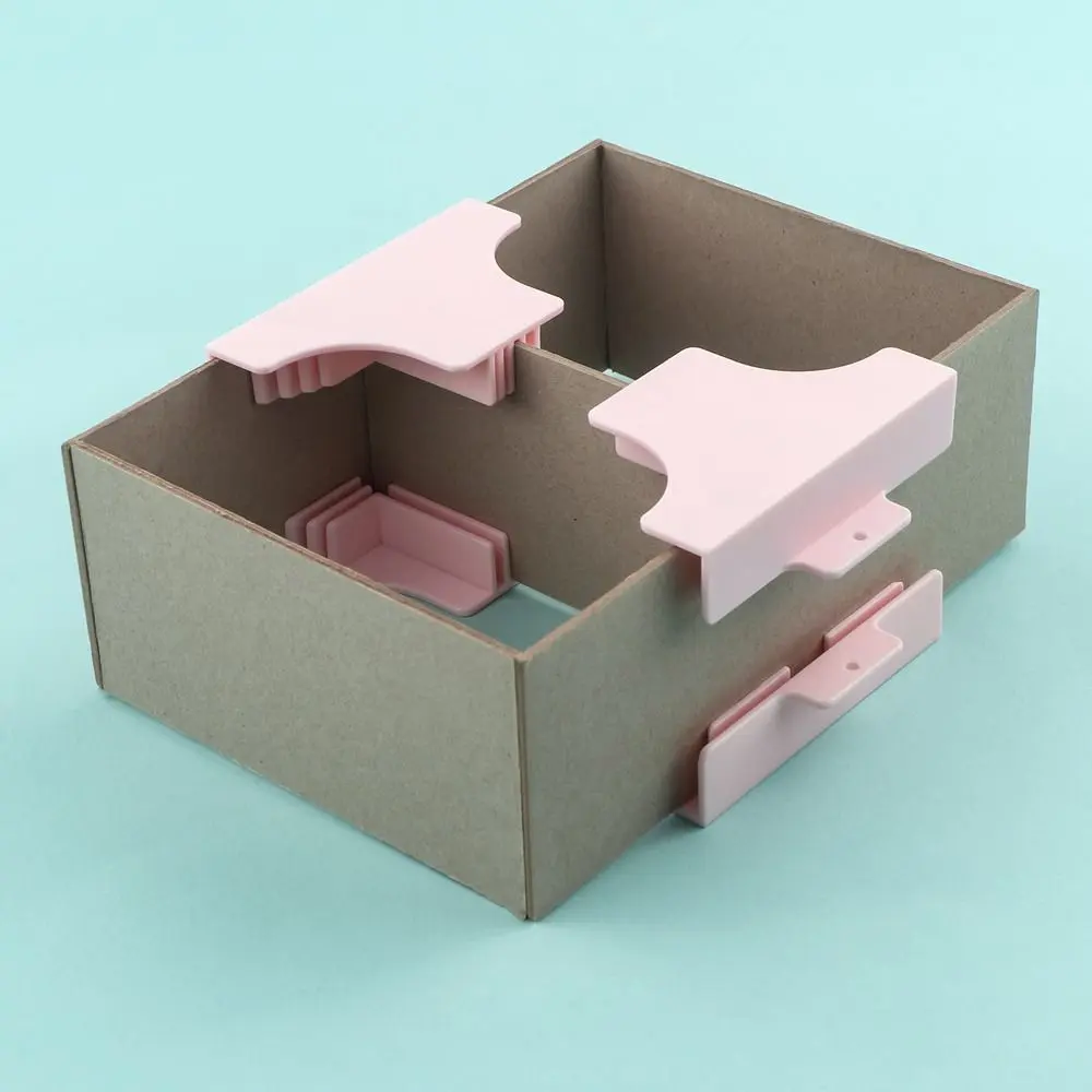 4/6Pcs Corner Holding Design Corner Assembly Clamps Guides For Chipboard Paper Scrapbooking Tool Divider Assembly Clamps