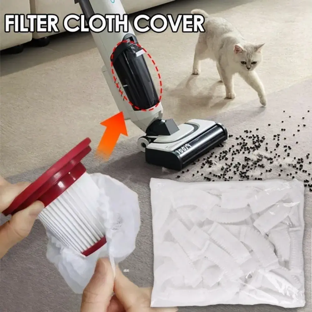 Non-wovens Vacuum Cleaner Filter Mesh Mesh Dust-proof Dust Collection Filter Disposables Durable Filter Cover Accessories