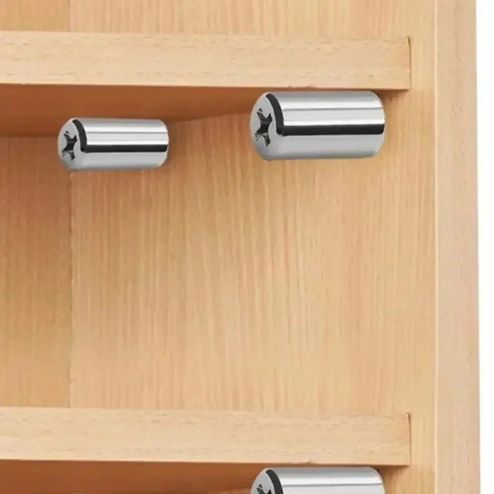 20pcs Nonslip Cross Self-tapping Screw Rubber Sleeve Cabinet Hardware Laminate Support Screw DIY Laminate Support