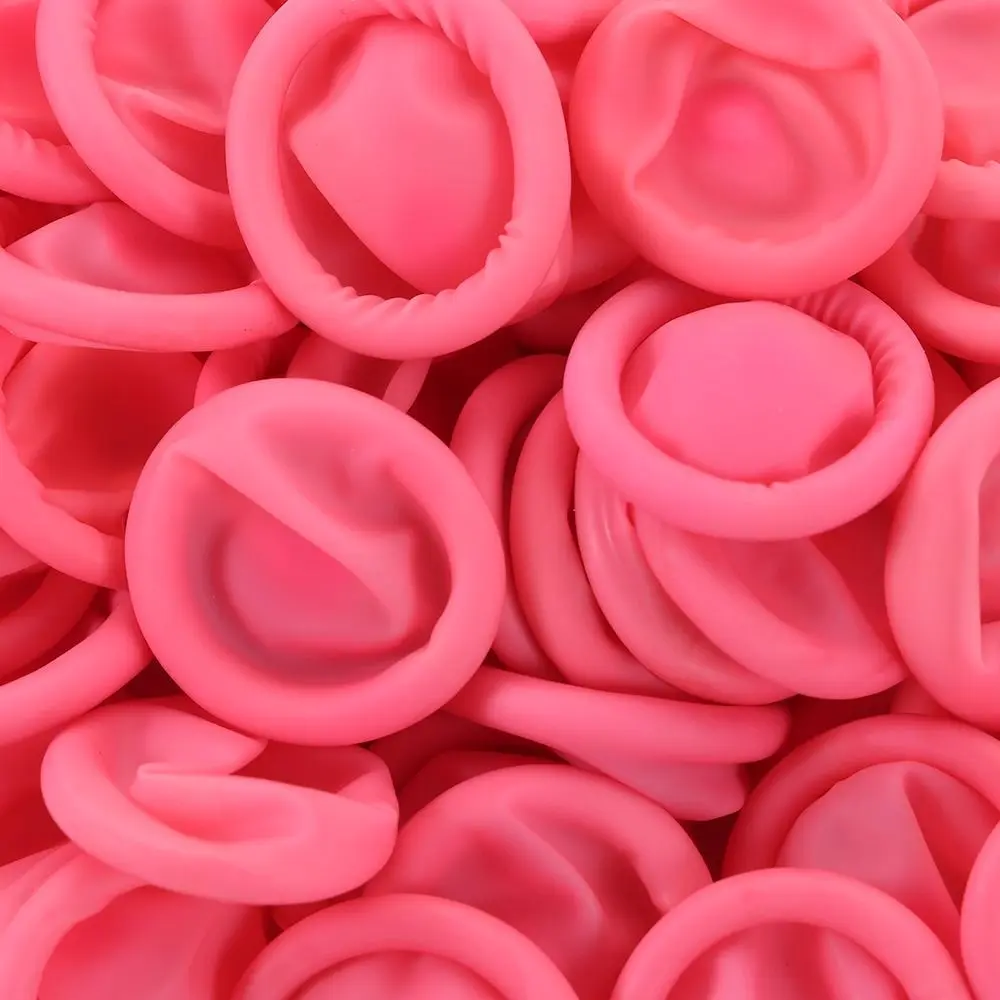100/300PCS Non-slip Latex Disposable Finger Cover Fingertips Protector Gloves Rubber Gloves Finger Cots