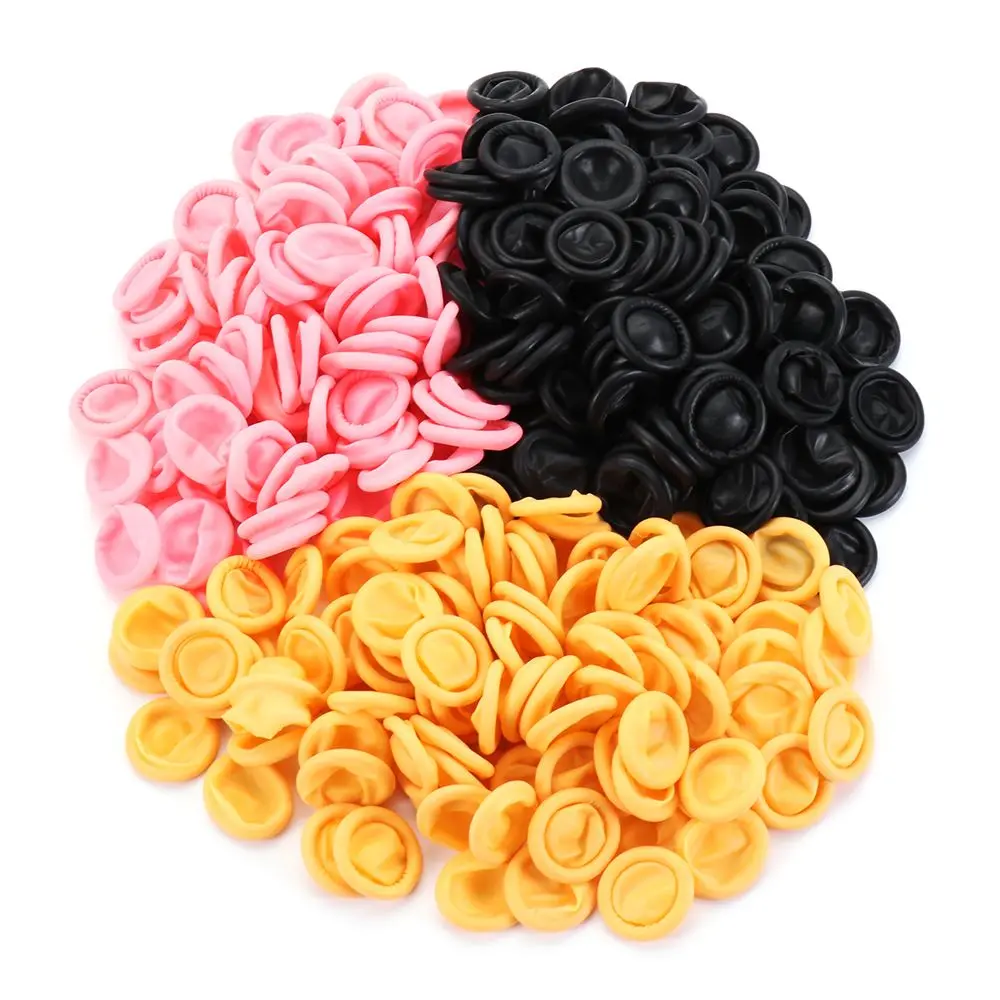 100/300PCS Non-slip Latex Disposable Finger Cover Fingertips Protector Gloves Rubber Gloves Finger Cots