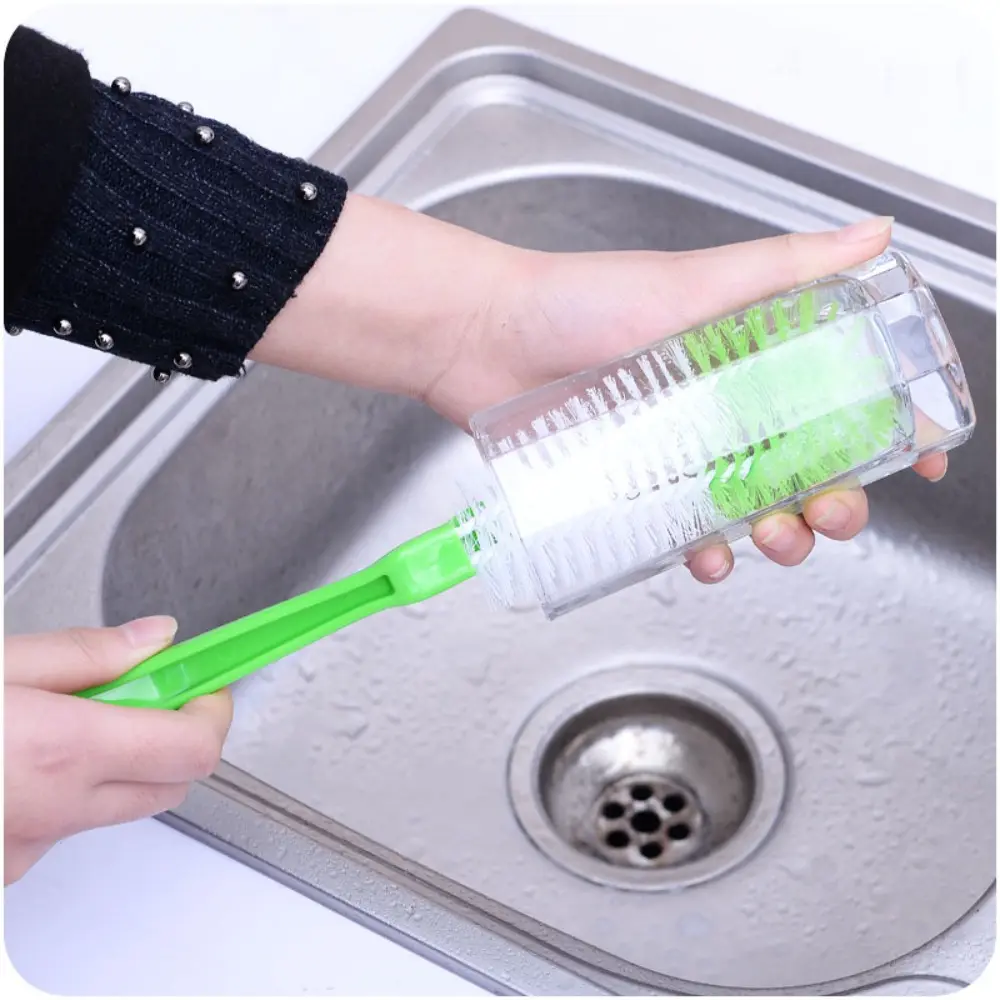 Creative Plastic Cleaning Brush Multi-function Soft Water Bottle Cleaning Brush Stain Removal Pot Cup Cup Brush