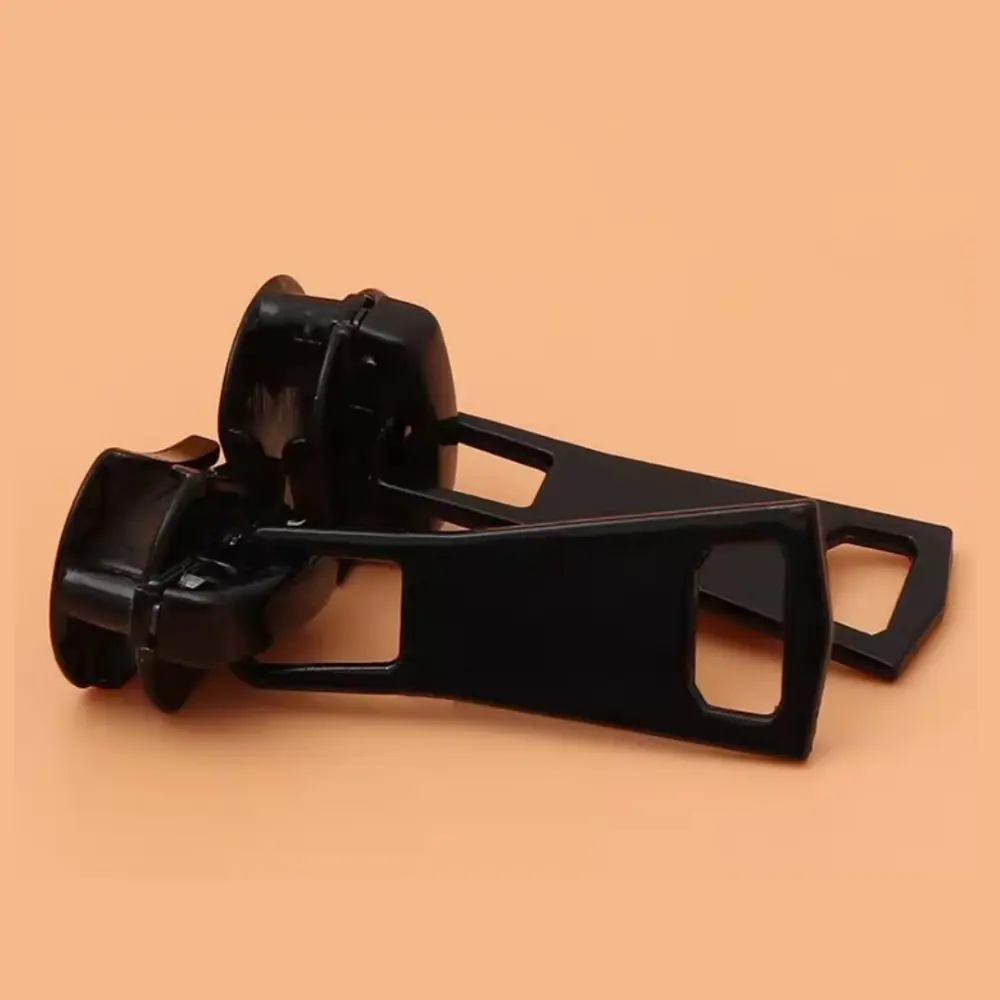 10PCS 3 5 8 Zipper Puller Head Resin Black Zipper Slider Handmade Sewing Accessories Clothing Bag Zips for Replacement Parts