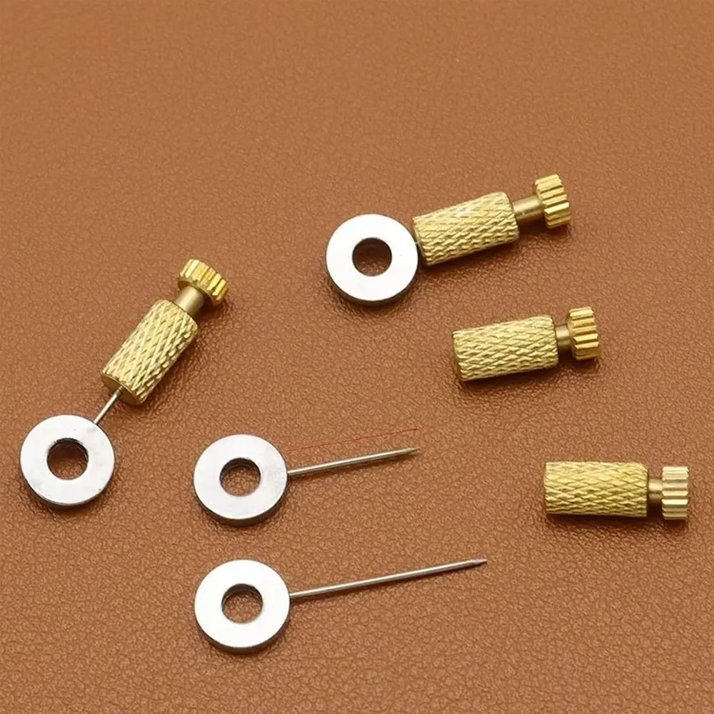 5PCS Leather Craft Sewing Positioning Needle Tool Suture Fixed Position Needle Leather Fixed Suture Needle Craft Supplies