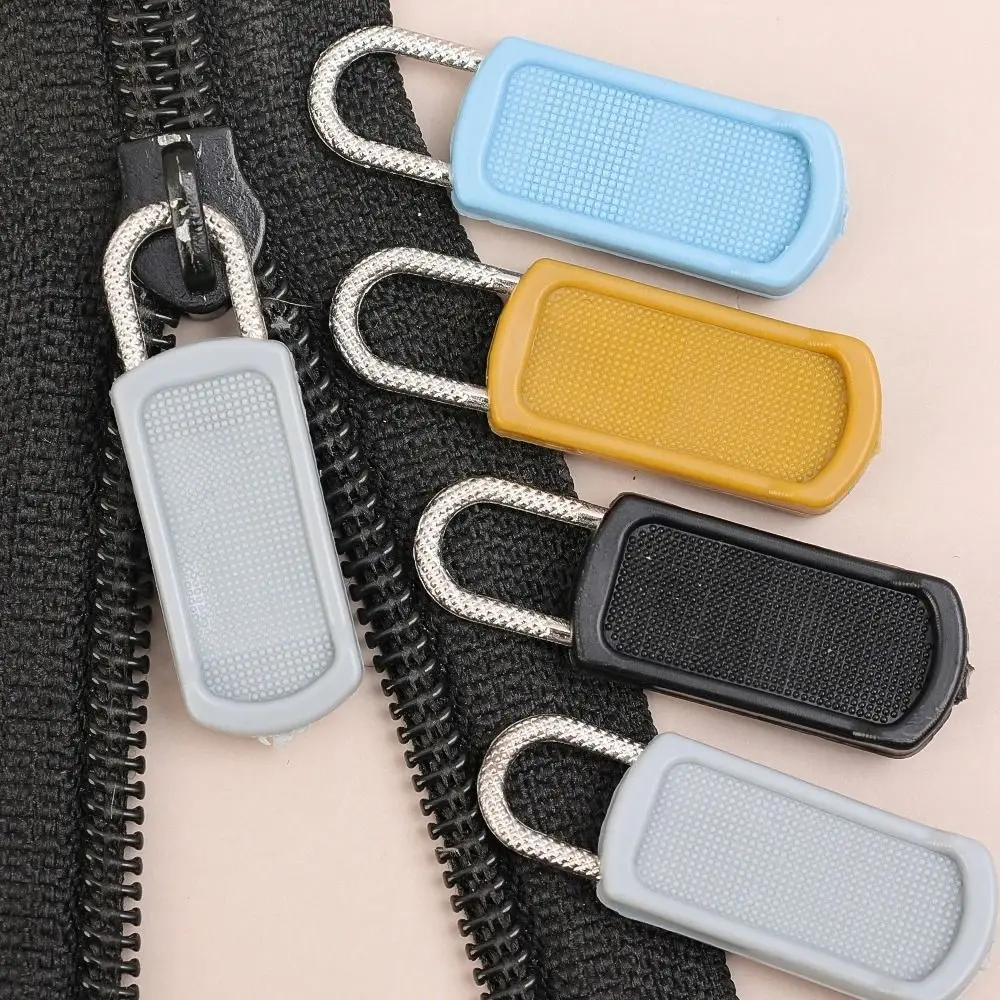 5Pcs Detachable Zipper Puller Replacement Metal Zipper Head Universal Instant Zipper Repair Kits Backpack Clothes Jackets Slider