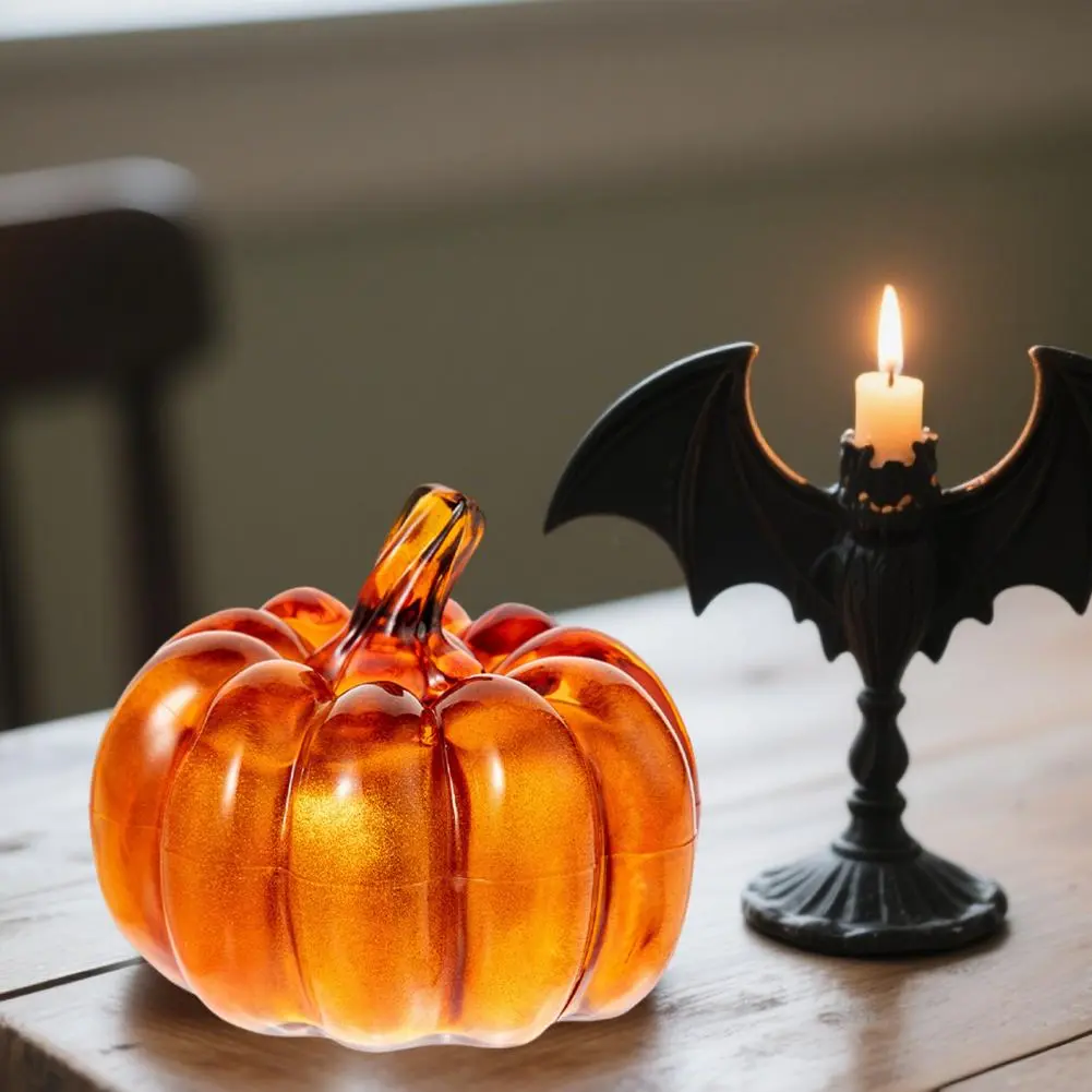 Pumpkin Decoration Mini Pumpkin Figurine Artificial Pumpkins Tabletop Ornament for Fall Harvest Halloween Decor for Thanksgiving