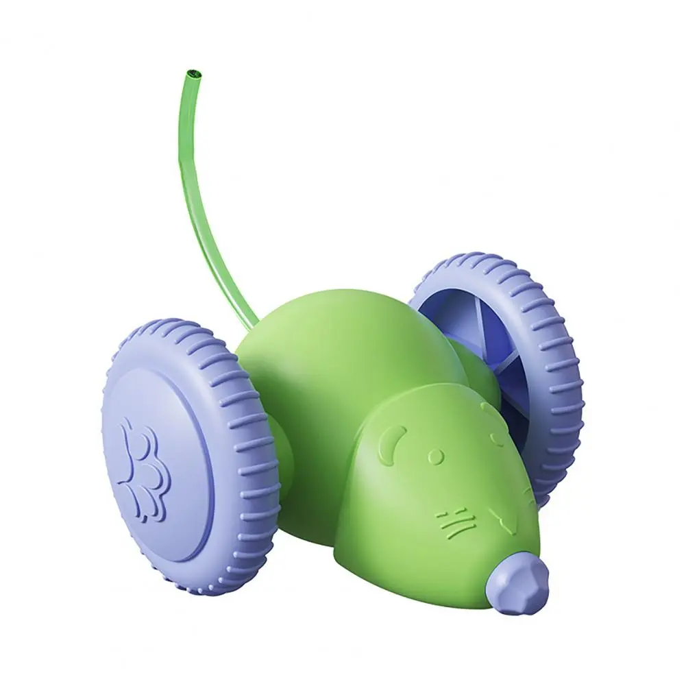 Automatic Obstacle Avoidance Cat Toy Electric Mouse Car Toy for Cats with Led Lights Rechargeable Automatic Teaser for Indoor
