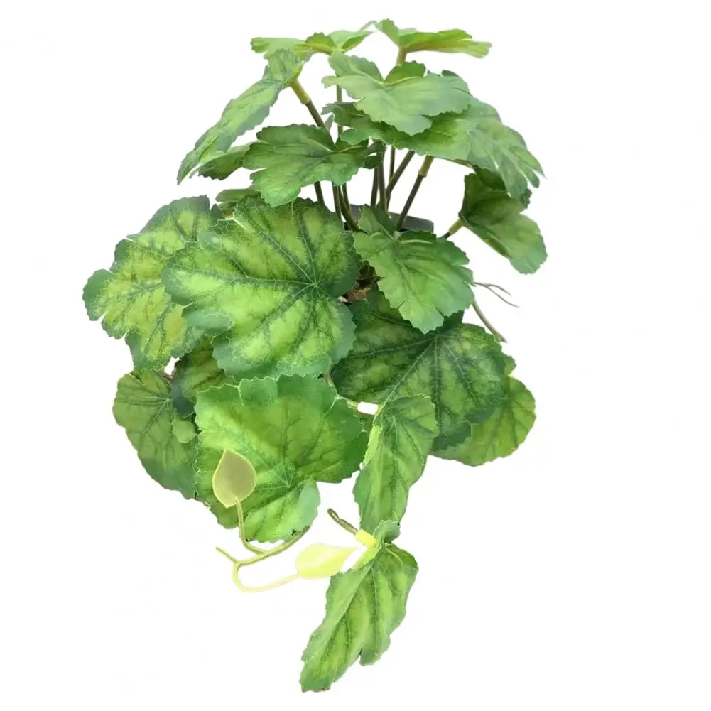 Realistic Fake Leaves for Vase Faux Begonia Leaves Ivy Plants for Indoor Outdoor Floral Arrangements Artificial Green for Vase