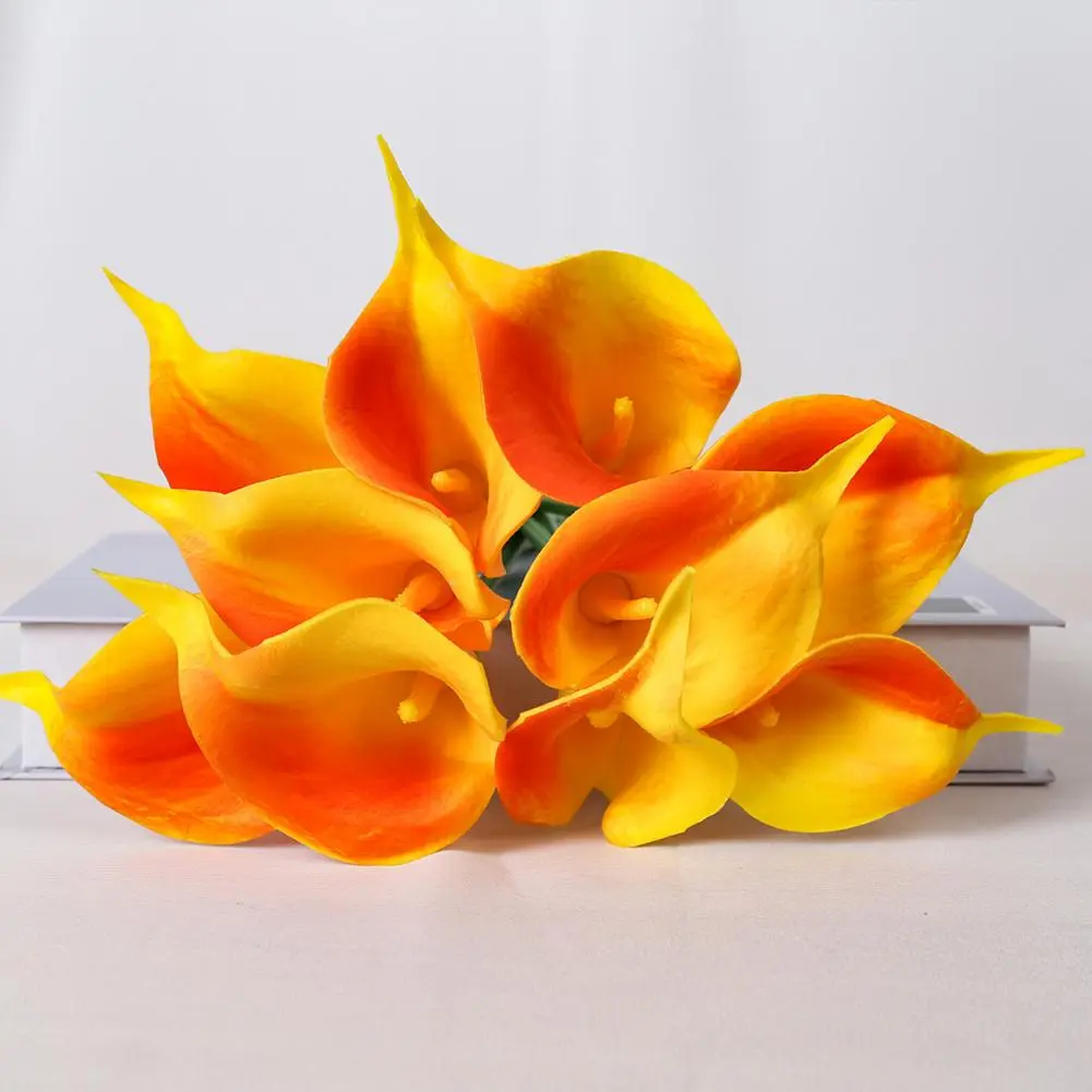 Calla Lily Realistic Artificial Calla Lily Flowers for Home Decor Wedding Arrangements Set of 10 Reusable Faux Calla for Vases
