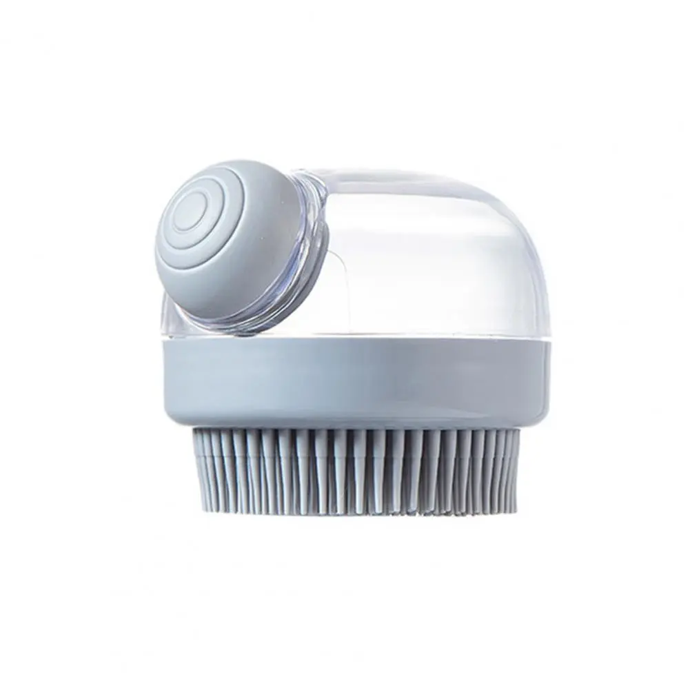 Comfortable Pet Shower Brush Ergonomic Pet Bath Brush with Shampoo Dispenser for Massage Actions All-in-one Shower for Pets