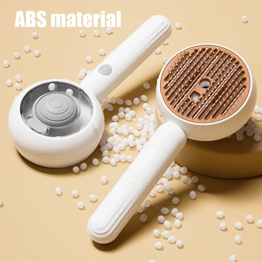 Health Protection Pet Comb Steamy Cat Grooming Brush for Shedding Hair Removal Self-cleaning Sliker Brush for Cats Dogs for Cats