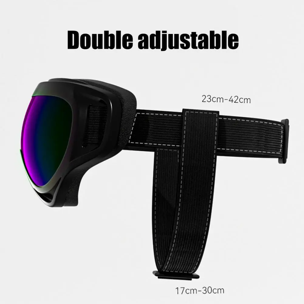 Goggles for Dogs to Protect Eyes Pet Sunglasses for Travel Skiing Wind Dust Fog Proof Eye Wear with Uv Protection Adjustable