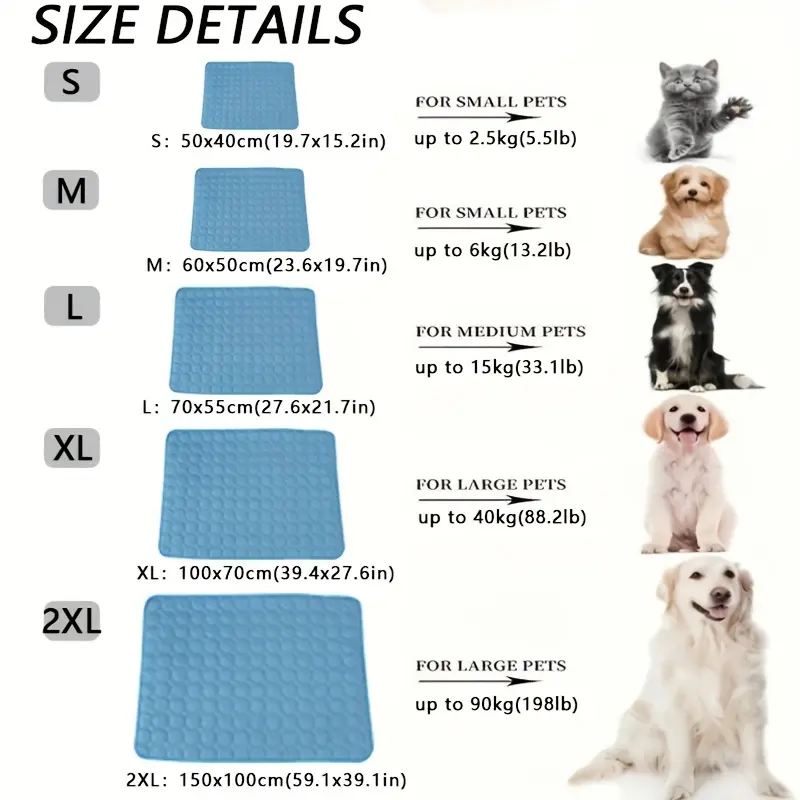 Dog Bed Cooling Mat Beds Large Dogs Pet Bed Medium Small Blanket Supplies Puppy Accessories Sofa Accessory