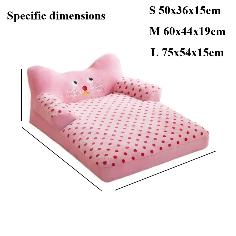 Dog Bed Large Dog Sofa Big Pet Beds Dogs Baskets Supplies Mat Small Breeds Fluffy Medium Cushion Kennel Puppy Accessories
