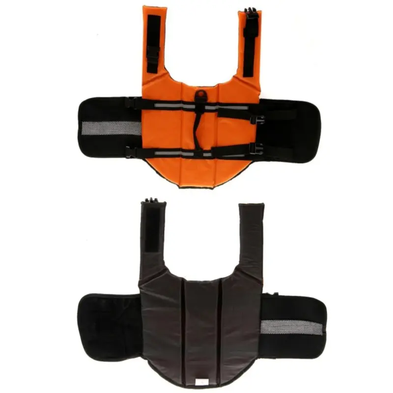 Summer Dog Life Jacket Reflective Adjustable Large Dogs Swimwear Safety Vest Surfing Sailboat Enhanced Buoyancy Pet Lifejackets