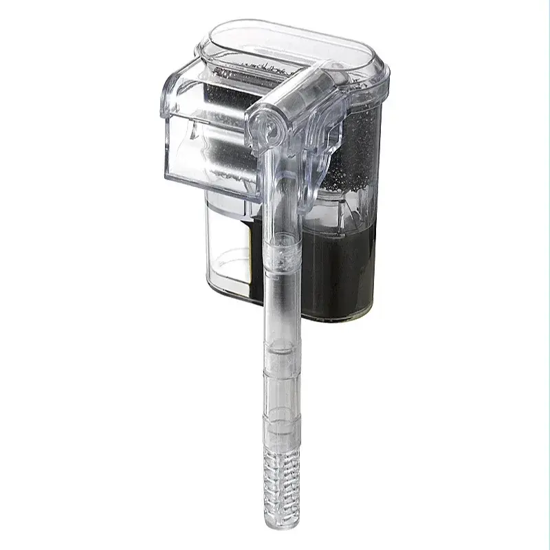 Aquarium New Hanging Filter Mini Filter Fish Tank USB Power Interface 2.5W Flow 250H/L Suitable for Fish Tanks Below 30cm