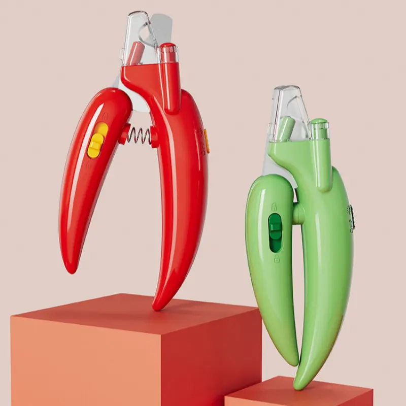 Professional Pet Nail Clippers with Led Light Pet Claw Grooming Scissors for Dogs Cats Small Animals Paw Nail Trimmer Pet Supply