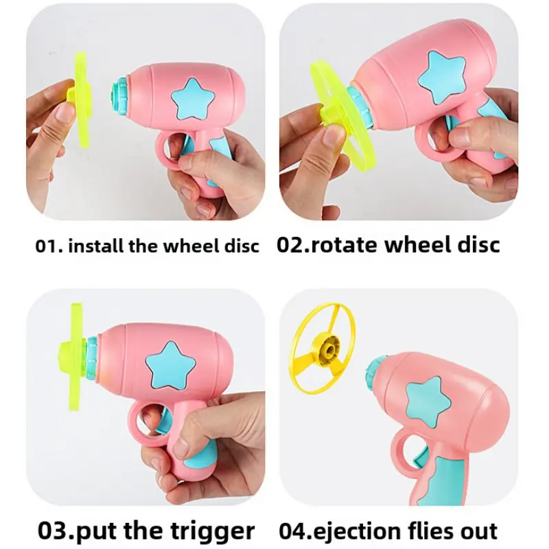 Funny Cat Interactive Rotating Flying Discs Games Toys Teaser Training Toy  Pets Supplies Accessories Toys for Cat Random Color