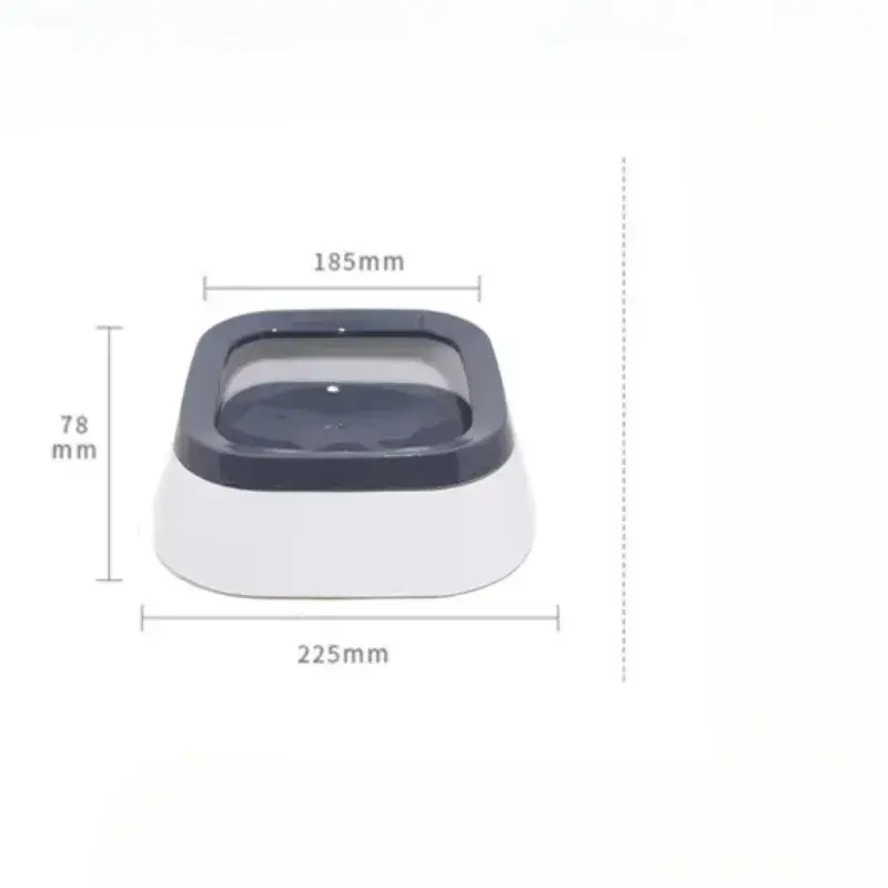 1pc Anti-splash Water Bowl For Dogs 1L Large Capacity Drinker Drinking Bowls Dog Waterer For Puppy Cat Pet Accessories