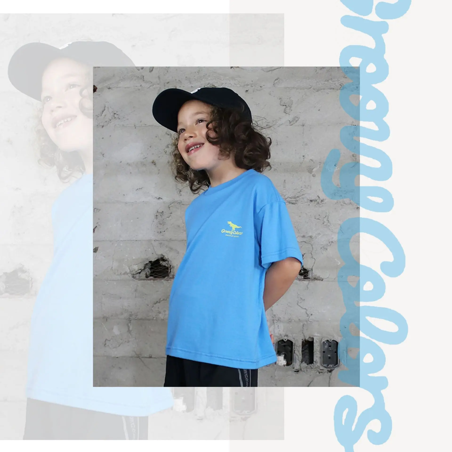 2025 new cotton comfortable new Japanese children's clothing new style children's cotton dinosaur print summer round neck T