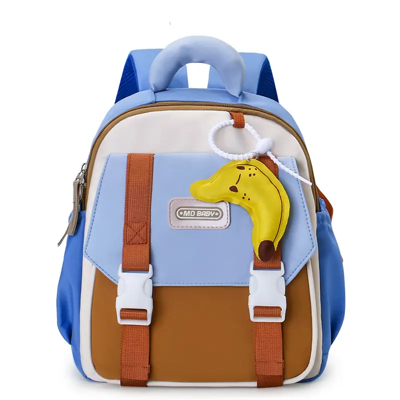 2025 New Nylon Children's Wear resistant Ultra Light Backpack Fruit 3D 3-6 Year Old Kindergarten Baby Cute Backpack