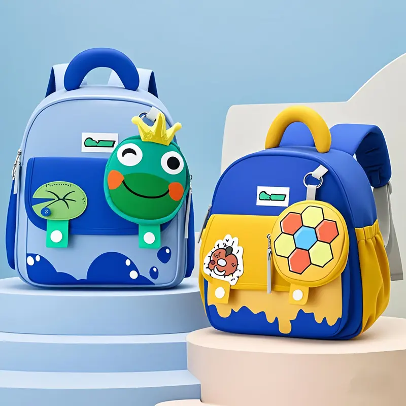 2025 Cute Cartoon Leisure Preschool Book Bag for Boys and Girls New Fashionable 2-3-4 Year Old Preschool Education Backpack