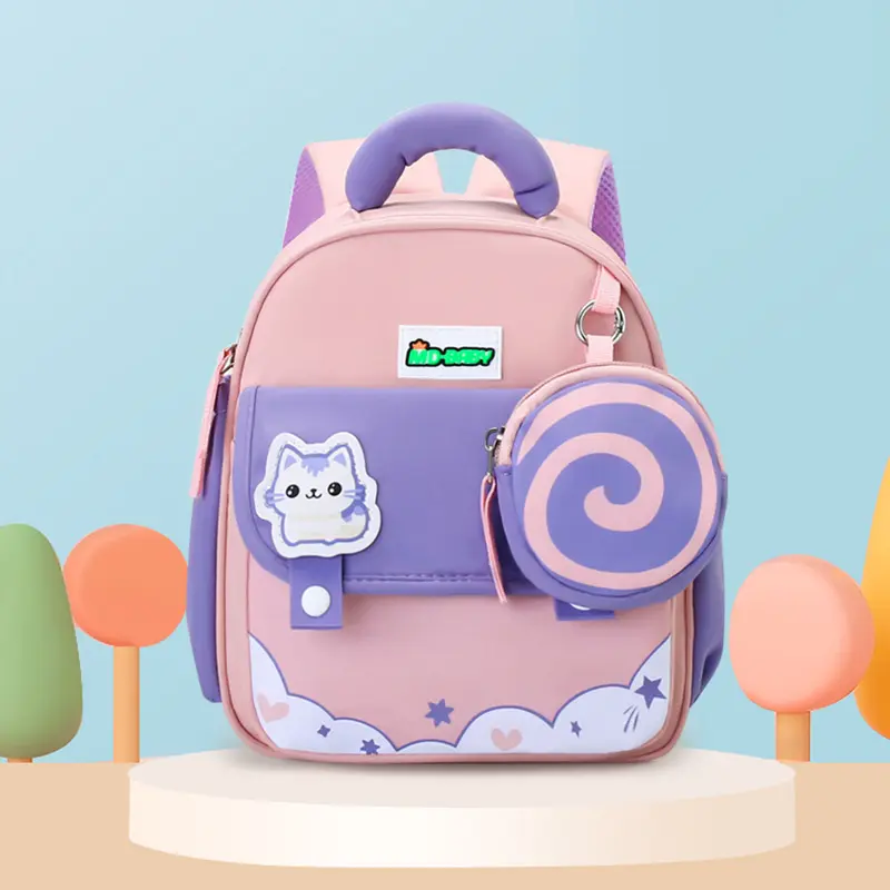 2025 Cute Cartoon Leisure Preschool Book Bag for Boys and Girls New Fashionable 2-3-4 Year Old Preschool Education Backpack