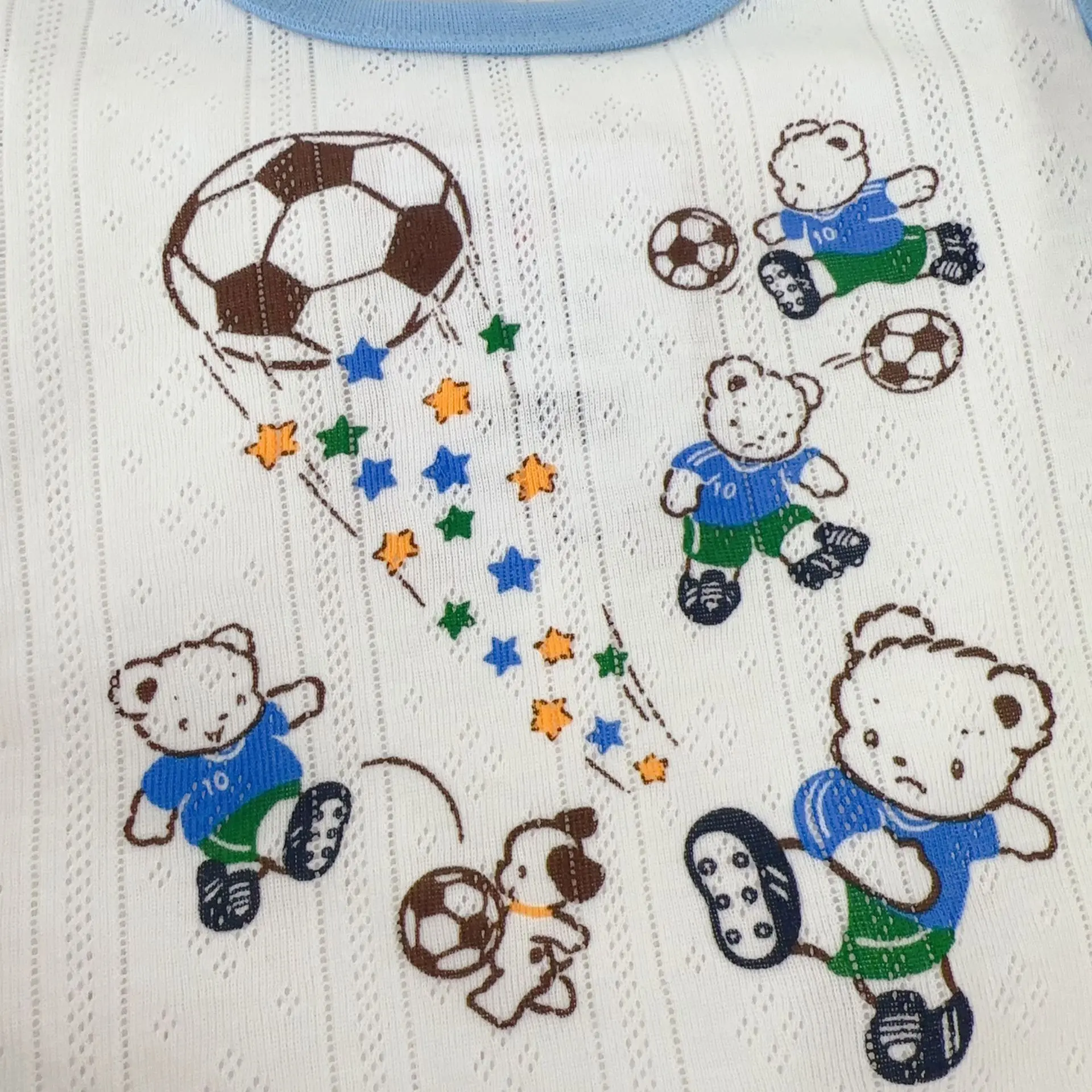 Children's Home Clothing Set 2025 Summer Edition Men's and Women's Pajamas Small and Medium sized Children's Mesh Short sleeved