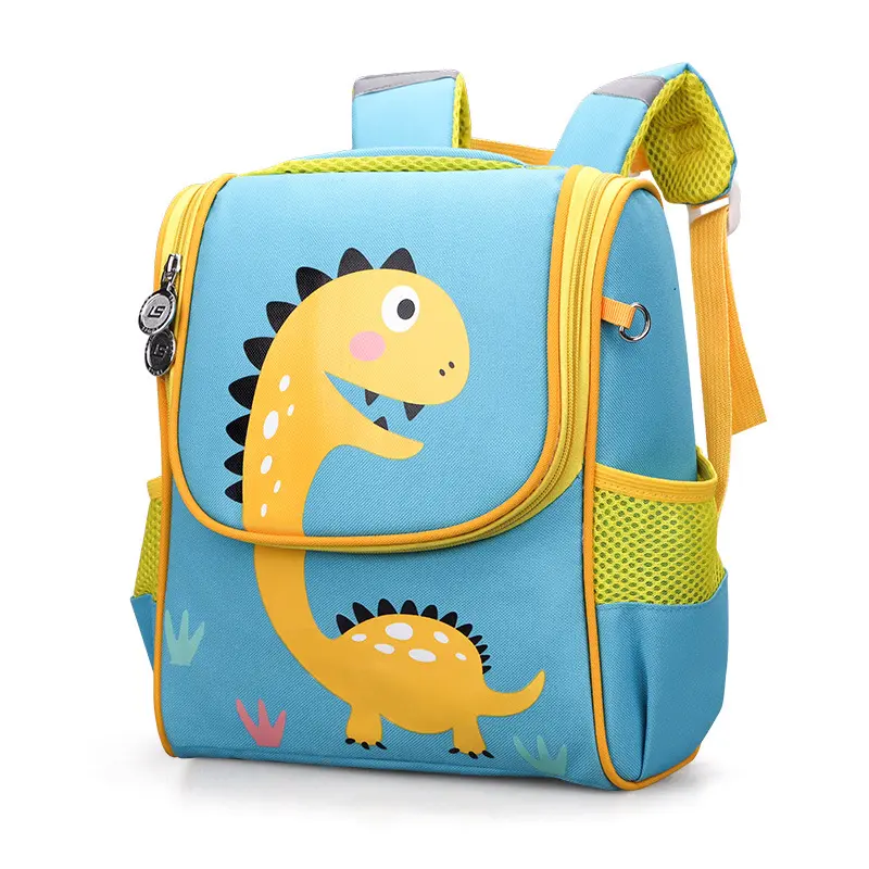 Cartoon Breathable Anti-theft Comfortable And Load Reducing Backpack For Children Aged 3-6 Korean Version Space Bag Cute Bag