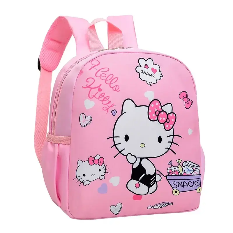 Sanrio hello kitty New Kindergarten Schoolbag Cute Girl Cute Cartoon Children Backpack Baby Handbag Student Shoulder Bag