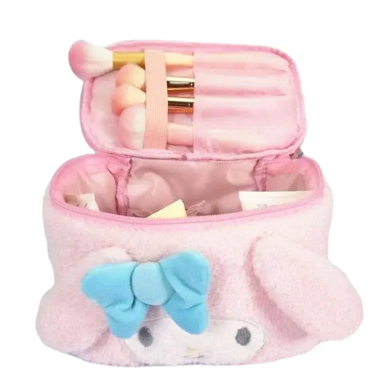 sanrio cinnamonroll women cosmetic bag cute cosmetic storage bag hello kitty girl Cartoon large-capacity cosmetic bag