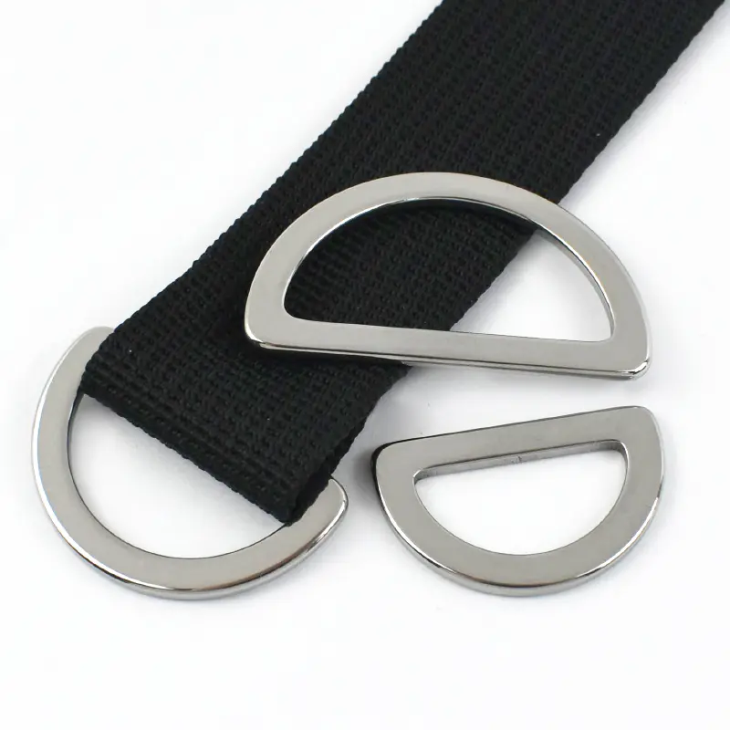 15-38mm 5/10/20Pcs Stainless Steel D Ring Buckle for Bags Strap Webbing Connect Clasp Pet Collar Hooks DIY Hardware Accessories