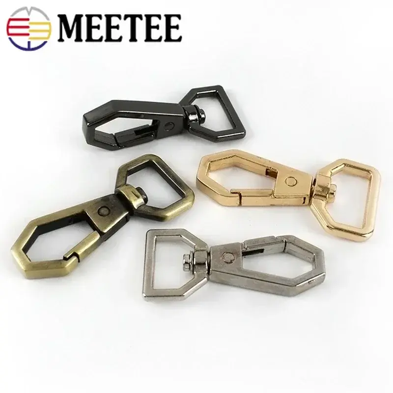 10/20Pcs 13/16/20mm Metal Buckle for Sewing Swivel Lobster Clasp Webbing Strap Clip Carabiner Snap Hook DIY Hardware Accessories
