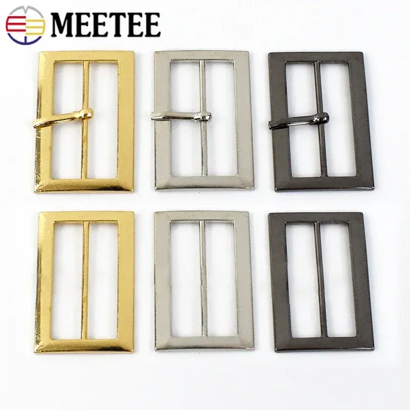 20-50mm Metal Pin Buckle for Bags Strap Belt Tri Glide Slider Adjuster Webbing Shoes Clasp Hook DIY Sewing Garment Accessories