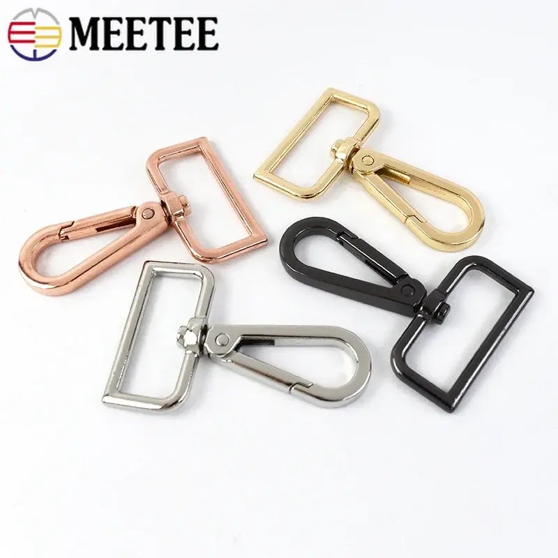 5Pcs 16/20/25/32/50mm Metal Buckles for Bag Swivel Lobster Clasp Strap Webbing Belt Trigger Snap Hooks DIY Sewing accessories