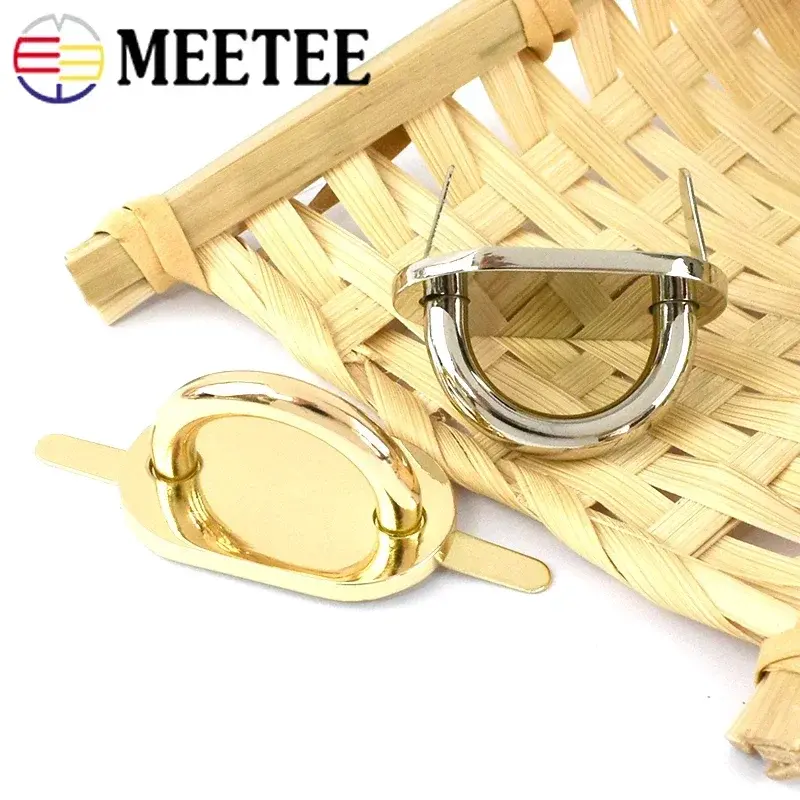 2/3/4/5/10/20Pcs Metal Ring Buckles For Bag Strap Side Clip Buckle Handbag Hanger Arch Bridge Hook Clasp Loop DIY Accessories