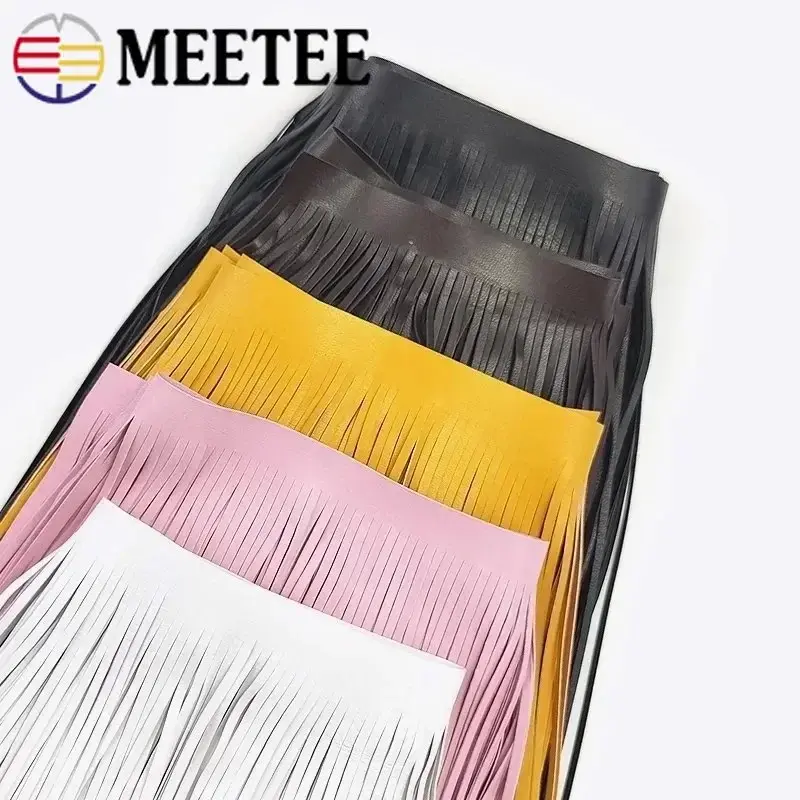1/2M 3mm Synthetic Leather Tassel Fringe for Sewing Bag Skirt Lace Ribbon Fabric Clothes Handbag Decoration Trim DIY Accessories