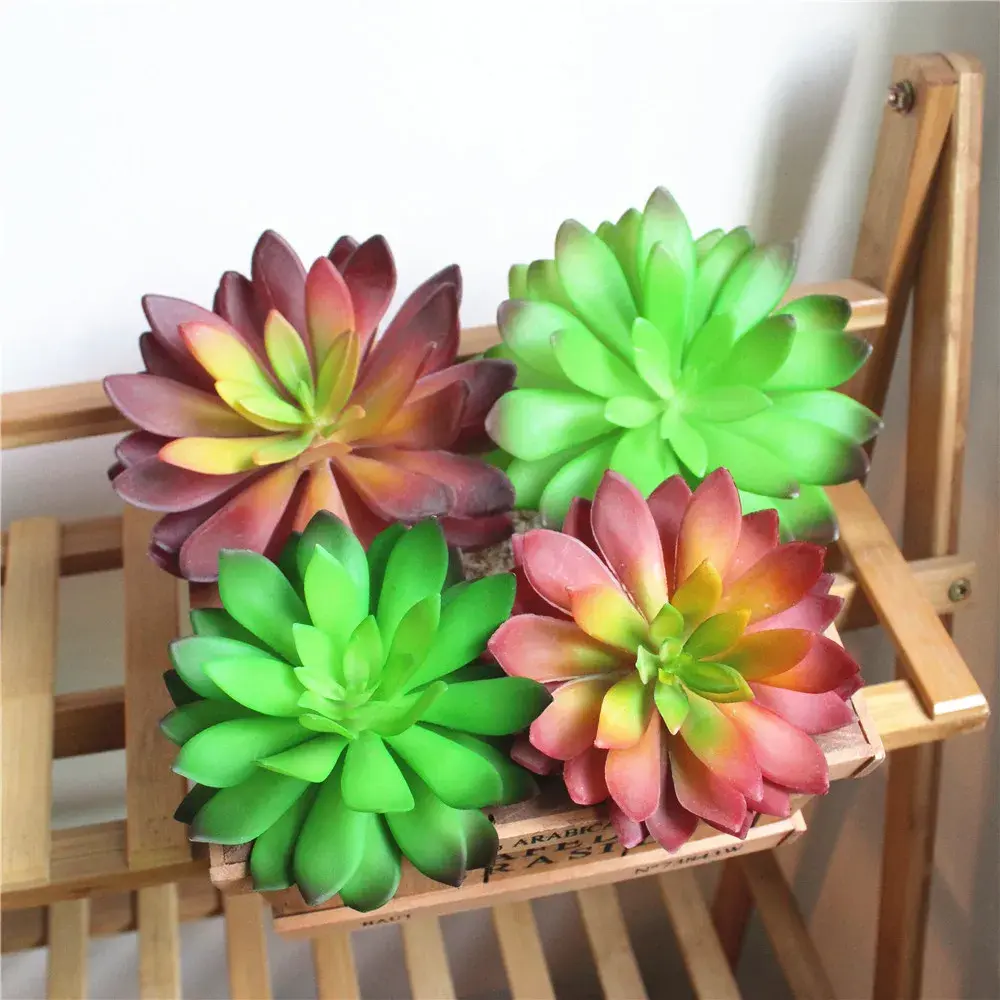 11/15cm Artificial Lotus Flower Bonsai Creative DIY Supplies Plants Wall Accessories Home Garden Party Decor Plastic Fake Plants