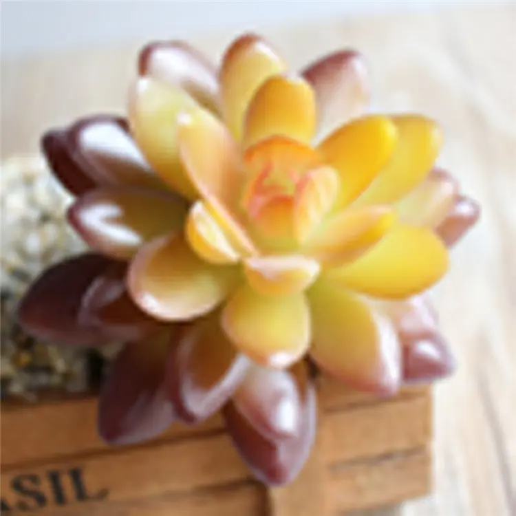 Purple Artificial Succulents Plants Home Garden Desktop Table Decoration Fake Plants Party Festive Supplies Potted Plants Bonsai