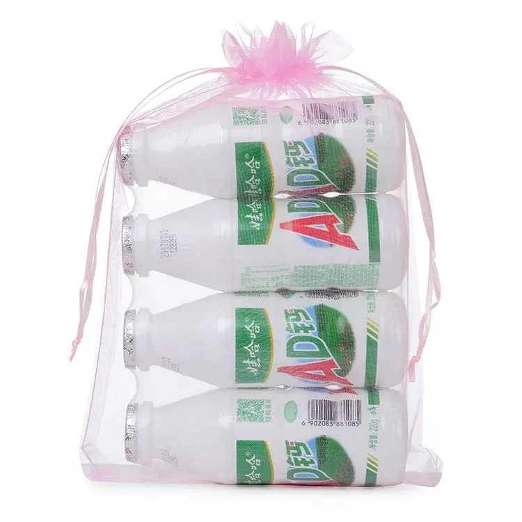 100pcs 17x23cm Drawstring Organza Bags Jewelry Packaging Display Bags Christmas Halloween Wedding Birthday Party Candy Gift Bags